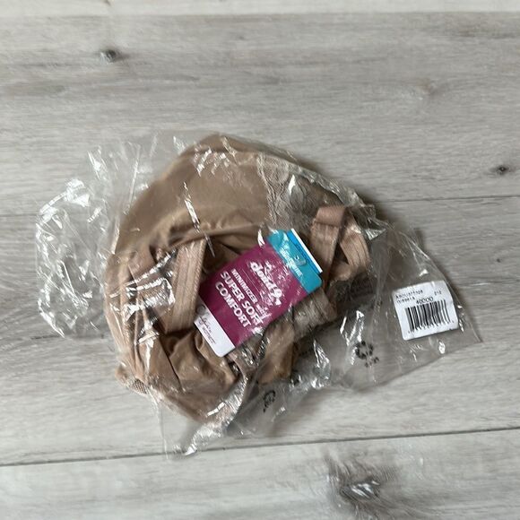 OLGA Cloud 9 Full-Figure Lace-Trim Minimizer Bra TOASTED ALMOND (NUDE)40DDD Nwt - Picture 5 of 9